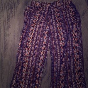 Comfy, Tribal-Pattern Fabric Pants
